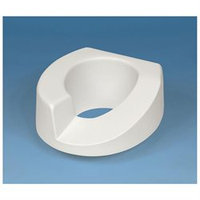 Ableware Sloped Arthro Tall-Ette Elevated Toilet Seat with Slip-In Lok-In-L-Bracket for Standard Toilets