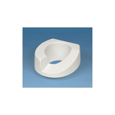 Ableware Sloped Arthro Tall-Ette Elevated Toilet Seat with Slip-In Lok-In-L-Bracket for Standard Toilets
