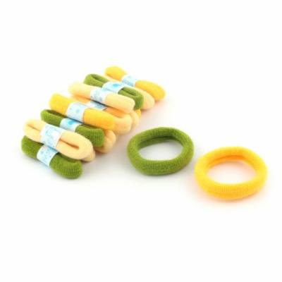 Woman Ladies Hairstyle Rubber Stretchy Hair Ties Bands Ponytail Holder 16 Pcs