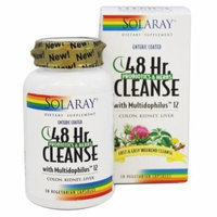 Solaray - 48 Hour Cleanse with Multidophilus 12 Probiotics & Herbs - 30 Vegetarian Capsules