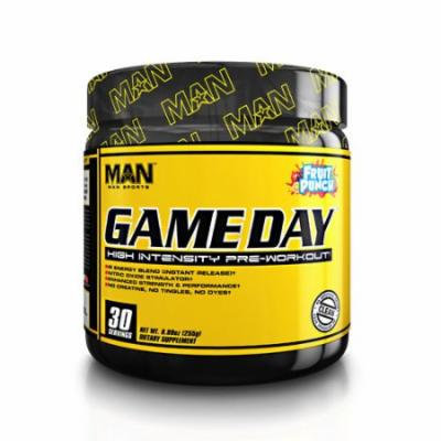MAN Sports Game Day, Fruit Punch, 30 Servings