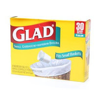 Clorox 00150 Glad 13 Gallon Indoor Small Garbage Bags 30 count - Case of 12