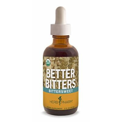 Herb Pharm Better Bitters Certified Organic Digestive Supplement, Bittersweet, 2 Ounce