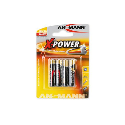 Ansmann 5015653 Ansmann X-Power Alkaline Battery AAA -4 -Pack