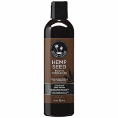 Earthly Body Massage & Body Oil - Unscented, 8.0 oz.
