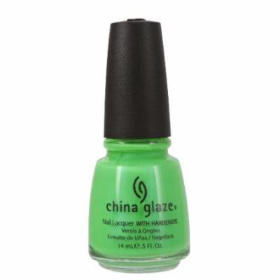 (6 Pack) CHINA GLAZE Nail Lacquer with Nail Hardner - In The Lime Light Neon