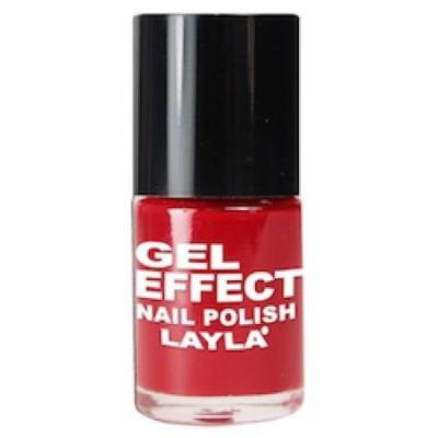 Layla Gel Effect Nail Polish, #6 Power Red