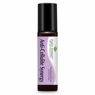 Anti Cellulite Synergy Pre-Diluted Essential Oil Roll-On 10 ml (1/3 fl oz). Ready to use! (Blend of: Juniper Berry, Lavender, Geranium, Bergamot, Chamomile, Rosemary, Grapefruit & Fennel)