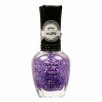 KLEANCOLOR Glitter Matte Nail Lacquer - Playful Lavender