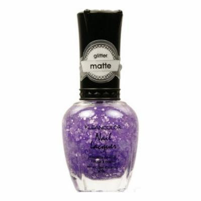 KLEANCOLOR Glitter Matte Nail Lacquer - Playful Lavender