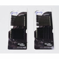 Goody Slide Proof Bobby Pins Colour Collection Metallic Black 96pcs