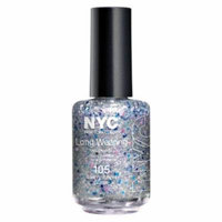 (6 Pack) NYC Long Wearing Nail Enamel - Starry Silver Glitter