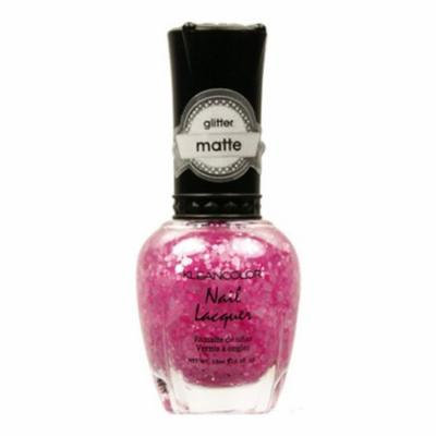 KLEANCOLOR Glitter Matte Nail Lacquer - Dancing Pink
