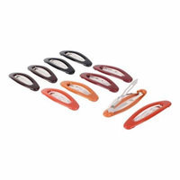 Woman Plastic Hairstyle Bendy Snap Hair Clips Assorted Color 6.5cm Long 10pcs