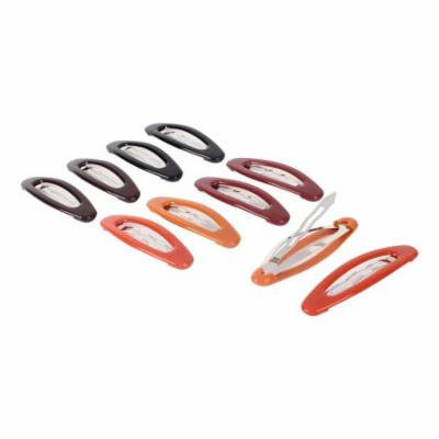 Woman Plastic Hairstyle Bendy Snap Hair Clips Assorted Color 6.5cm Long 10pcs