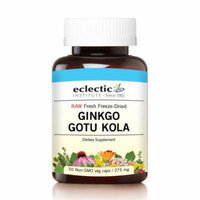 Ginkgo - Gotu Kola Freeze-Dried Eclectic Institute 50 VCaps