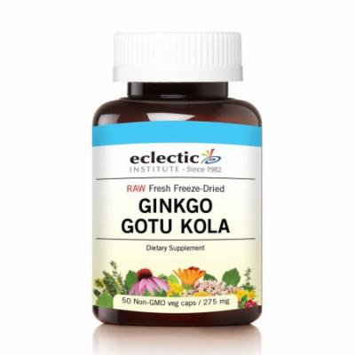 Ginkgo - Gotu Kola Freeze-Dried Eclectic Institute 50 VCaps