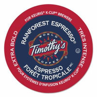 Timothy's World Coffee Rainforest Espresso Coffee K-Cups, 24/Box -GMT1120