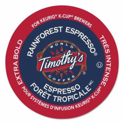 Timothy's World Coffee Rainforest Espresso Coffee K-Cups, 24/Box -GMT1120