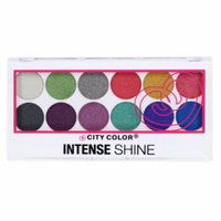 (3 Pack) CITY COLOR Intense Shine Eye Shadow Palette - Metallic