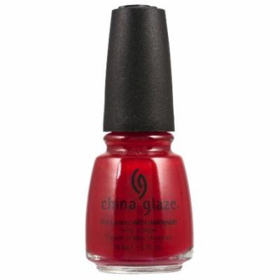 (3 Pack) CHINA GLAZE Nail Lacquer with Nail Hardner - Paint The town Red