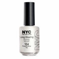 (3 Pack) NYC Long Wearing Nail Enamel - French White Tip