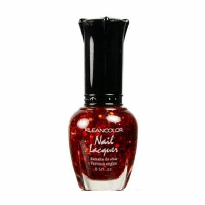 (6 Pack) KLEANCOLOR Nail Lacquer 4 - Red-Hot