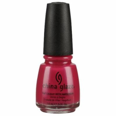 (3 Pack) CHINA GLAZE Nail Lacquer with Nail Hardner - Fuchsia