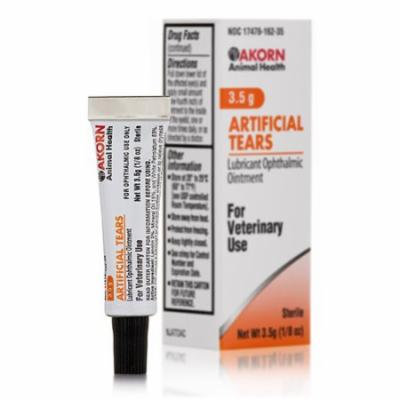 Artificial Tears Lubricant Ophthalmic Ointment - 1/8 oz (3.5 Grams) by Akorn
