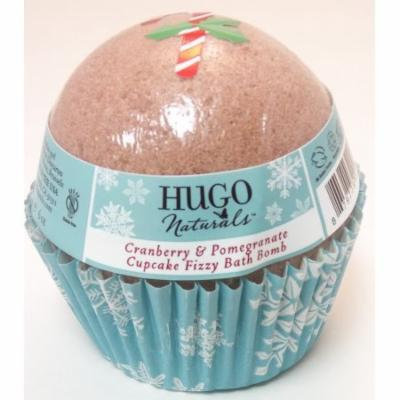 Cranberry & Pomegranate Cupcake Bath Bomb Hugo Naturals 6 oz Bar Soap