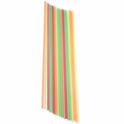 Extra Long Disposable Multicolored Straws - Case of 500