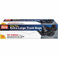 10CT 33GAL TRASH BAG 628085