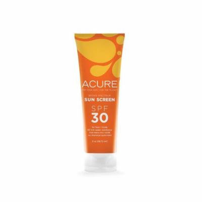 Adult Sunscreen SPF 30 Acure Organics 3 oz Liquid