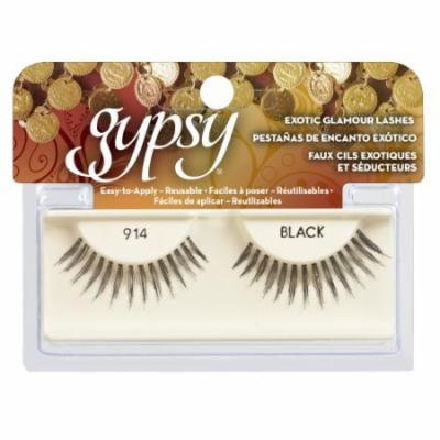 (6 Pack) GYPSY LASHES False Eyelashes - 914 Black