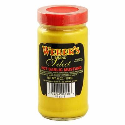 Buffalo's Own Weber's Brand Select Hot Garlic Mustard 6oz.