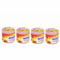 4-Pack Refresh Your Car 4.5oz Gel Can Strawberry/Lemonade Car Air Freshener