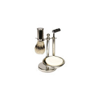 Naturally Silver Plated 4 Piece Shave Set