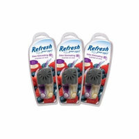 3-Pack Refresh Your Car Vent Wick- Mixed Berries/Cream