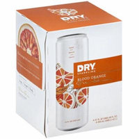 Dry Sparkling Blood Orange Soft Drink, 12 fl oz, 4 pack, (Pack of 6)
