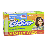 GO-GURT® Disney Wizards Of Waverly Place Berry And Cherry Portable Lowfat Yogurt Tubes