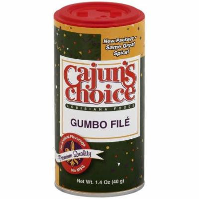 Cajuns Choice Gumbo File Seasoning Mix, 1.4 oz, (Pack of 12)