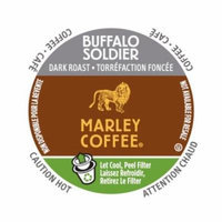 Marley Coffee Buffalo Soldier, RealCup Portion Pack For Keurig Brewers, 144 Count