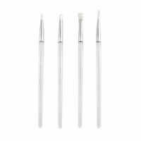 DL Professional Acrylics Nail Gel Brush Set, 4 Ounce