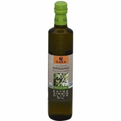 Gaea Organic Extra Virgin Olive Oil, 17 fl oz, (Pack of 6)