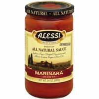 Alessi Smooth Marinara Sauce, 24 oz, (Pack of 6)