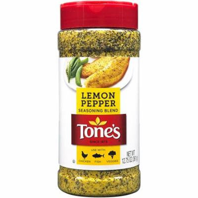 Tone's Lemon Pepper Seasoning Blend, 12.75 oz