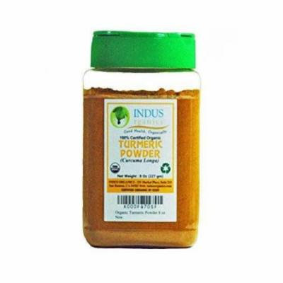 Indus Organic Turmeric (Curcumin) Powder, High Purity, Freshly Packed, 8 Oz