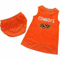 Infant Oklahoma State University Heartbeat Dress with Bloomers