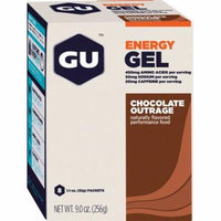 GU Energy Gel: Chocolate, Box of 8