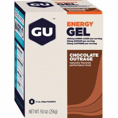 GU Energy Gel: Chocolate, Box of 8